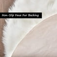 thumbnail image 4 of LAICAIW Carpet Runner White Fluffy Rug 2x6 Faux Fur Rug Plush Furry Rug Fluffy Shaggy Rug Bedside Cute Rugs for Bedside Dorm Fireplace, Rectangle, 4 of 7