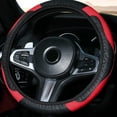 thumbnail image 1 of Funda para volante de coche, 38 cm, antideslizante, transpirable, de alta capacidad, 1 of 9