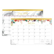 Blue Sky 17" x 11" Desk Pad Calendar, July 2018-June 2019