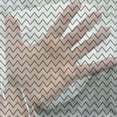 thumbnail image 3 of Modern Tulle Curtains with Rod Pocket, Zig Zag Chevron Lines Angled Stripes Wave Sealife Theme Like Repeating Pattern Image, Sheer Drape for Wedding Party 2 Panels, 7 Sizes, Grey White, by Ambesonne, 3 of 3