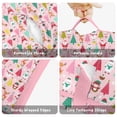 thumbnail image 6 of Pink Christmas Santa and Tree Pattern Toddler Nap Mats for Kids Preschool,51"x22" Sleeping Mat Bag or Kids,Toddler Sleeping Bag,Toddler Nap Mat or Daycare, 6 of 6