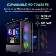 Skytech Shadow Gaming PC Desktop AMD Ryzen 7 5700 NVIDIA GeForce RTX 5050 1TB NVMe SSD 16GB DDR4 SDRAM Windows 11
