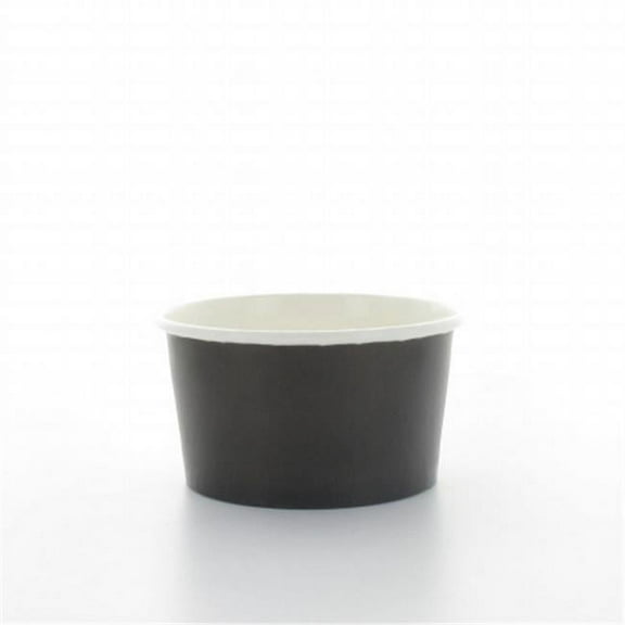 Packnwood 210POC270N 270 ml. Black Paper Cup