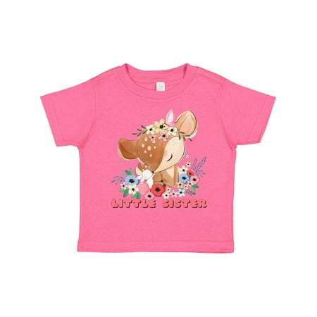 

Inktastic Little Sister Deer Gift Toddler Toddler Girl T-Shirt