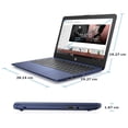 thumbnail image 2 of Laptop HP Stream 11.6" 32GB 4GB RAM Celeron 4000 11-ak0010nr Royal Blue, 2 of 4