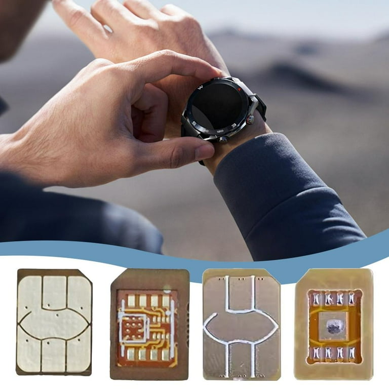 Sim Card Smart Watch Esim QHUDLV Nano SIM Adapter Kit, Smartwatch