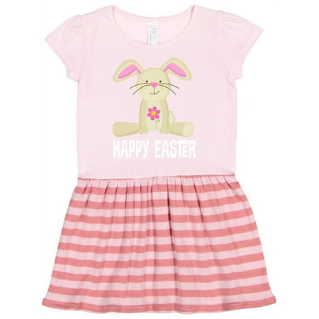 

Inktastic Happy Easter Bunny Rabbit Holiday Gift Gift Toddler Girl Dress