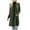 Army Green, variant on Womens Open Front Draped Slouchy Pocket Long Cardigan