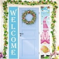 thumbnail image 6 of Easter Porch Sign Happy Easter, Indoor Outdoor Wall Hanging Flag Banner, Spring Holiday Home Decoration for Door, Patio, Porch or Party Display, HAODEJW, Multicolor, 6 of 8