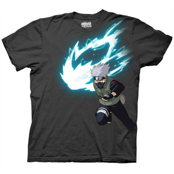 Naruto Shippuden Kakashi Hatake White Fang Adult T-Shirt L
