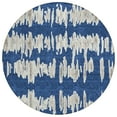thumbnail image 2 of Addison Rugs Chantille Indoor/Outdoor Transitional Stripes Navy Washable Round Rug, 8' x 8', 2 of 6
