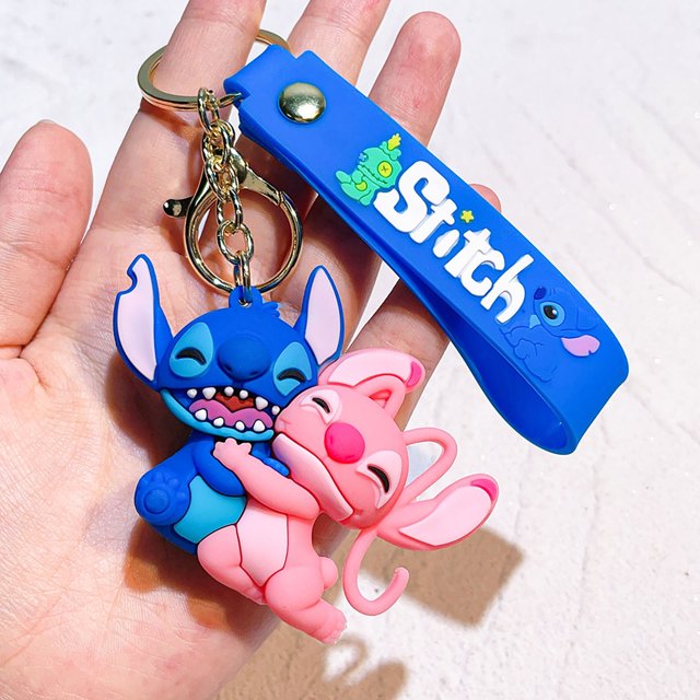 Llavero de Stitch, llavero bonito, llaveros bonitos, llaveros geniales, llavero de muñeca delicada con personalidad, llavero para hombres y mujeres, adornos colgantes