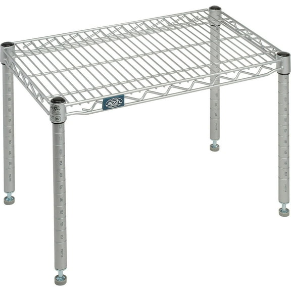 Global Industries B2274464 Nexel Silver Epoxy Wire Shelf Platform, 30 x 14 in.