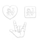 thumbnail image 4 of Injueey Molde de grabación en relieve de galletas, molde de plantilla de prensa para decoración de pasteles, accesorios de cocina para Type3 NO3, 4 of 6
