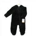 thumbnail image 2 of Hudson Baby Faux Shearling Bunting 1pk, Black, 12-18 Months, 2 of 2