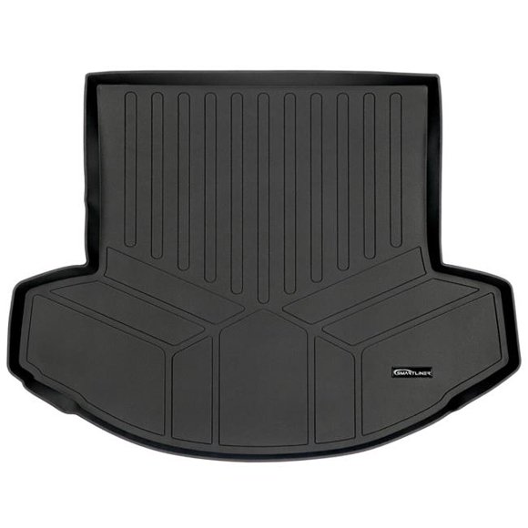 Smartliner SD0257 Custom Fit Behind 2nd Row Cargo Liner with 2nd Row Bench Seat for 2016-2022 Mazda CX-9, Black