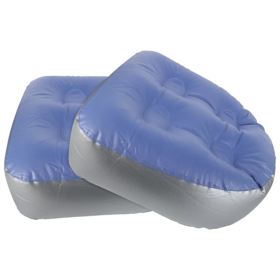Masteelf 2pcs Inflatable Bath Seat Cushion with Suction Cups Thickened Seat Cushion for Spa and Hot Tub Portable Bath Seat Cushion