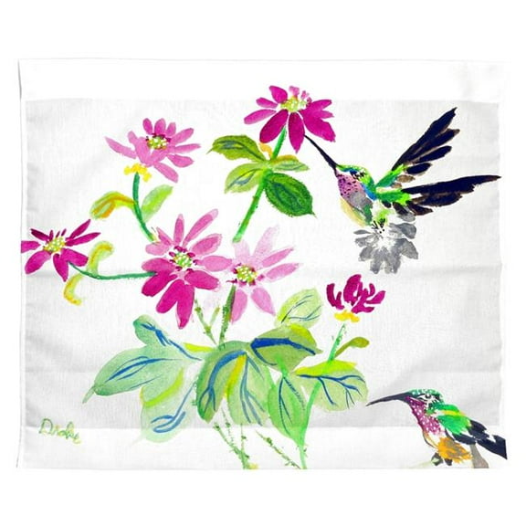 Betsy Drake TP1008 24 x 30 in. Ruby Throat Hummingbird Wall Hanging