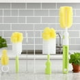 thumbnail image 5 of Efficient Bottle Cleaning Brush Set with Sponge for Standard Wide Mouth Bottles - Cleaning Tool, 5 of 8