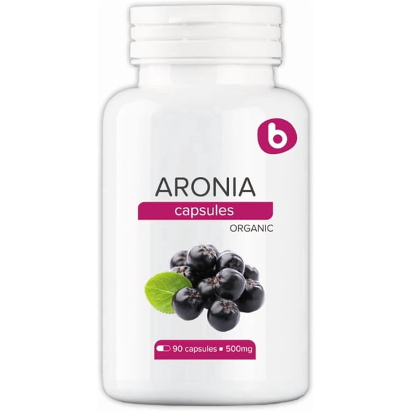 Bobica Aronia Berry Capsules - Chokeberry Powder Dietary Supplement - 90 Capsules