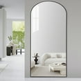 thumbnail image 4 of Glam Arched Mirror Full-length Floor Mirror with Standing Natural - 64.12x21, 4 of 5