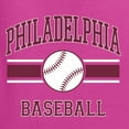 thumbnail image 6 of Wild Bobby City of Philadelphia Baseball Fantasy Fan Sports Unisex Hoodie Sweatshirt, Fuschia, Large, 6 of 6
