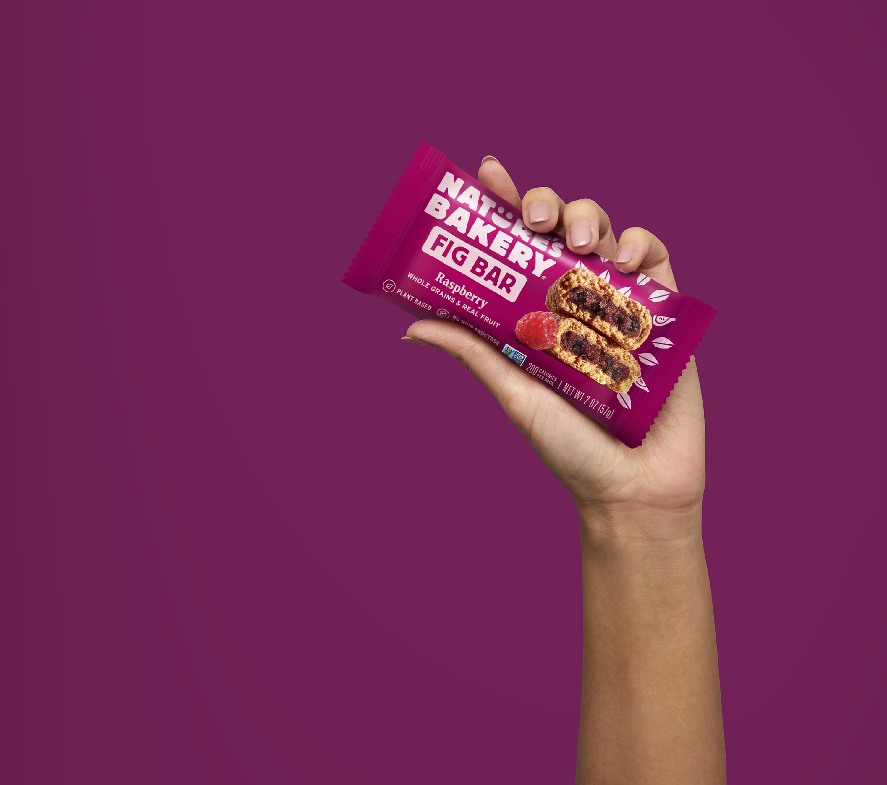 (84 pack) Nature's Bakery Raspberry Fig Bar in Convenient 2 oz Plastic Wrapper
