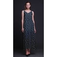thumbnail image 3 of Bimba Robe Longue Maxi Imprimée à Bretelles Spaghetti Ajustables en Rayonne Feuilles pour Femmes Boho-TTTG, 3 of 4