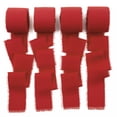 thumbnail image 1 of Cinta decorativa Mlurcu de seda roja, 3,8 cm x 36,5 m, borde deshilachado, 1 of 7