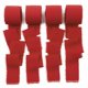 thumbnail image 1 of Cinta decorativa Mlurcu de seda roja, 3,8 cm x 36,5 m, borde deshilachado, 1 of 7