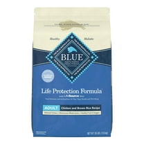 Blue Buffalo Life Protection Formula Natural Adult Dry Dog Food, Chicken and Brown Rice 30-lb