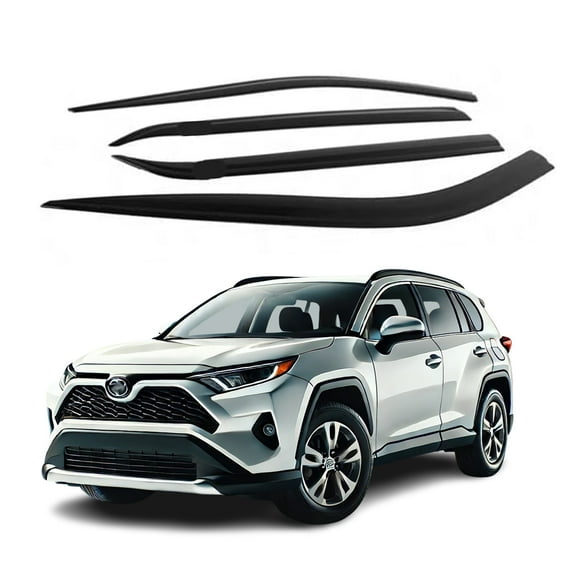 Fit Toyota RAV4 2019-2021 Acrylic Window Visor Sun Rain Deflector Guard