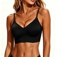 thumbnail image 4 of Trikvn Seamless Bras for Women Wirefree Push Up Soft Supportive Backless Bralette with Adjustable Spaghetti Strap Full Coverage Wireless Comfort Bra, 4 of 6