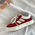 thumbnail image 2 of Zapatos vulcanizados de lona para mujer, zapatillas deportivas planas y gruesas, transpirables, tenis, primavera y otoño, 2 of 3