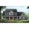The House Designers: THD-1600 Builder-Ready Blueprints to Build a Country House Plan with Basement Foundation (5 Printed Sets)