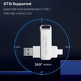 thumbnail image 2 of 1TB/1000GB Flash Drive USB Type C 2 in 1 Dual Drive Memory Stick High Speed OTG for Android Smartphone Computer, MacBook, Chromebook Pixel, 2 of 5