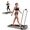 Antique Silver, variant on CZBZ 3 in 1 Under Desk Treadmill with 9% Incline, Handle Bar, Portable Foldable Walking Pad with 2.5HP Quiet Motor for Home Office Walking Jogging, Remote Control & LED Display, 265LBS Capacity