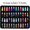 thumbnail image 1 of Kit de 48 colores de purpurina, brillos y perlas para uñas y decoración, en frascos de vidrio, ideal para manicura y manualidades creativas., 1 of 6