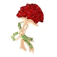 thumbnail image 3 of fenteer 5xWomen Rhinestone Brooch Pins Brides Bag Party Alloy Carnation Flower Corsage, 3 of 8