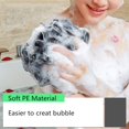 thumbnail image 4 of Paquete de 3 esponjas de ducha de baño, esponjas de baño, cepillo de limpieza para mujeres y hombres, exfoliar la piel, limpiar la piel, calmante (60 g/unidad), 4 of 5