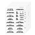 thumbnail image 1 of IKemiter Étiquettes de Garde-Manger Feuilles Transparentes Imperméables Autocollants pour Organisation de Garde-Manger, 1 of 6