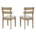thumbnail image 4 of Powell Davini Upholstered Dining Chair, Natural, 4 of 10