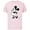Soft Pink, variant on Disney Early Minnie Mouse - Short Sleeve Cotton T-Shirt for Adults - Customized-Athletic Heather