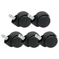 thumbnail image 1 of 1/2/4/5 Pcs Roue de Chaise Roulettes de Meuble 11mm Vis Pivotante Roulettes de Remplacement Outil de Chariot pour Chaises de Bureau/ordinateur, Fiable, 1 of 3