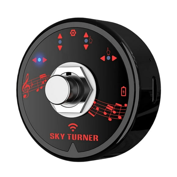 Matsuzay Music Page Turner Pedal Rechargeable for Music Software Musical Cables de audio/vídeo