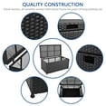 thumbnail image 3 of Jeco Wicker Patio Storage Deck Box in Black, 3 of 6