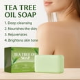 thumbnail image 6 of Rewenti Tea Tree Soap, Relief Soap Bar Infused with Tea Tree Oil, Natural Foot Body Soaps for Healthy Skin, Addresses Foot Discomfort and Skin Irritations, Gentle Exfoliating Bar Soap for Men Women, 6 of 6