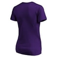 thumbnail image 3 of Women's Purple Colorado Rockies Secondary Color Primary Logo T-Shirt, 3 of 3