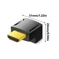 thumbnail image 5 of Osdhezcn Quality 90Degree HDMIs Adapter for Clearly Video Transmission VerticalConnectors, 5 of 10