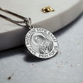 thumbnail image 4 of Picturesongold.Com Saint Madeleine Sofie Barat Medal - 2/3 inch Size of Dime, Solid 14K White Gold, 4 of 8